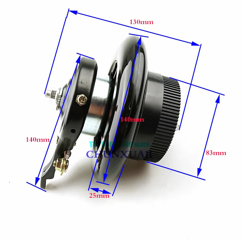 6 дюймов 140 мм полиуретановое твердое заднее колесо с барабанным тормозом в