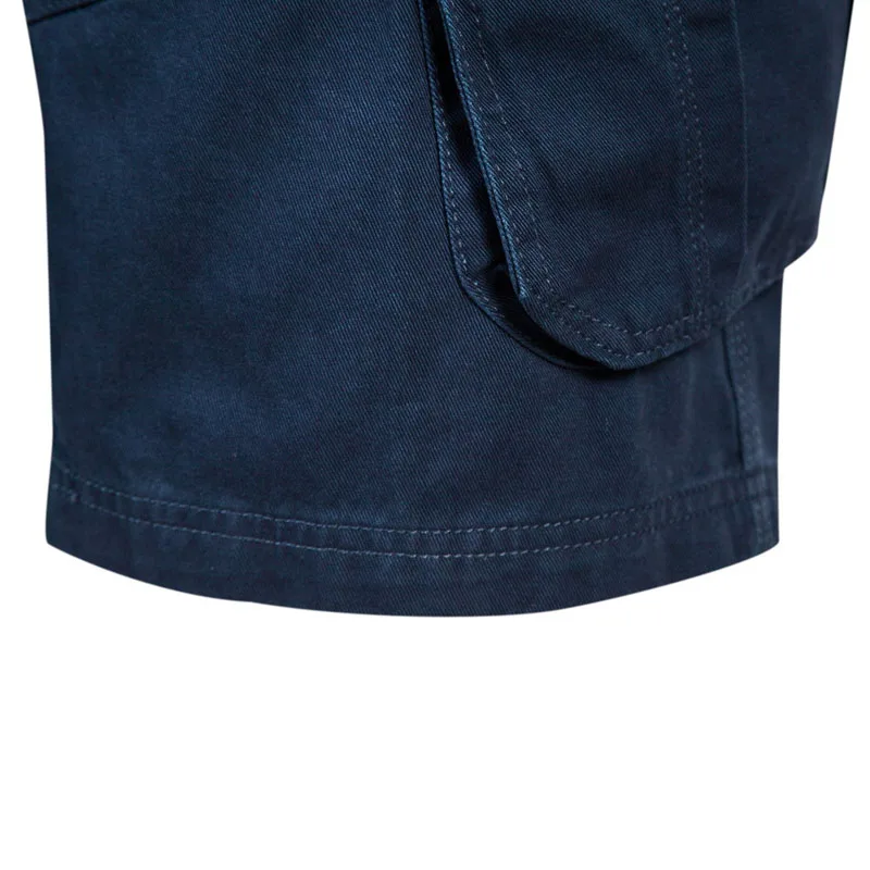 

Hot Sale Men Cotton Shorts Summer Comfortable Multi Pocket Cargo Shorts Solid Army Green Khaki Military Tactical Short Pants