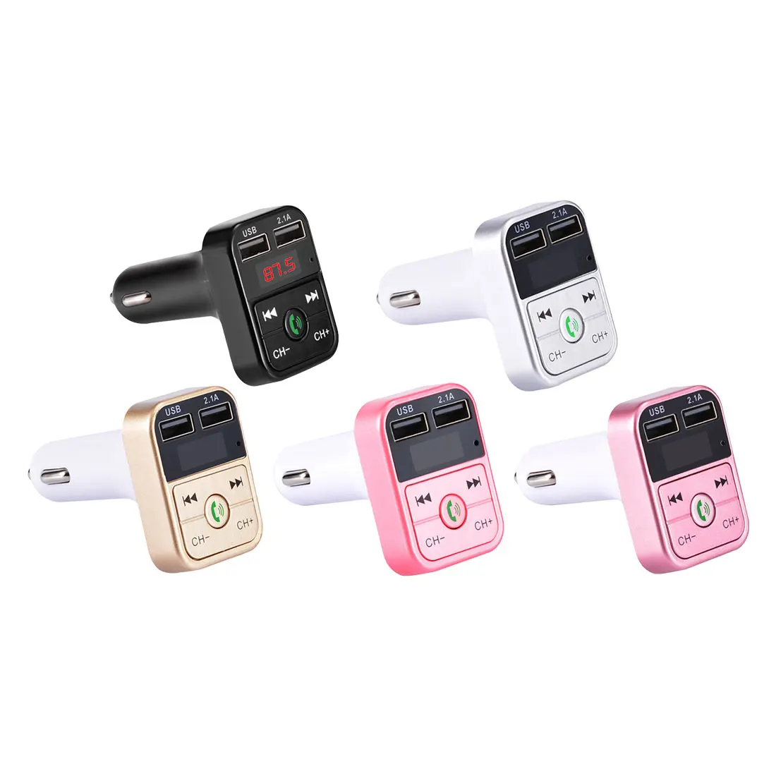Автомобильный Bluetooth FM передатчик беспроводной приемник авто светодиодный MP3