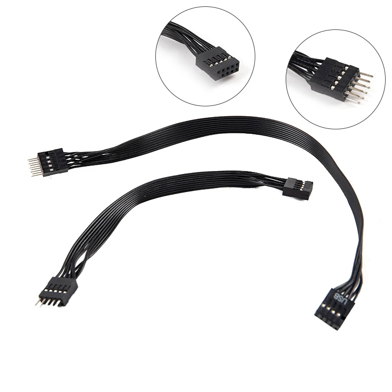 

Motherboard 9Pin Male to Female Extension Dupont Data Cable Cord Wire for PC DIY