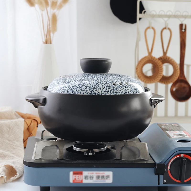 Японская керамическая кастрюля для дома суп рисовая лапша высокотемпературный