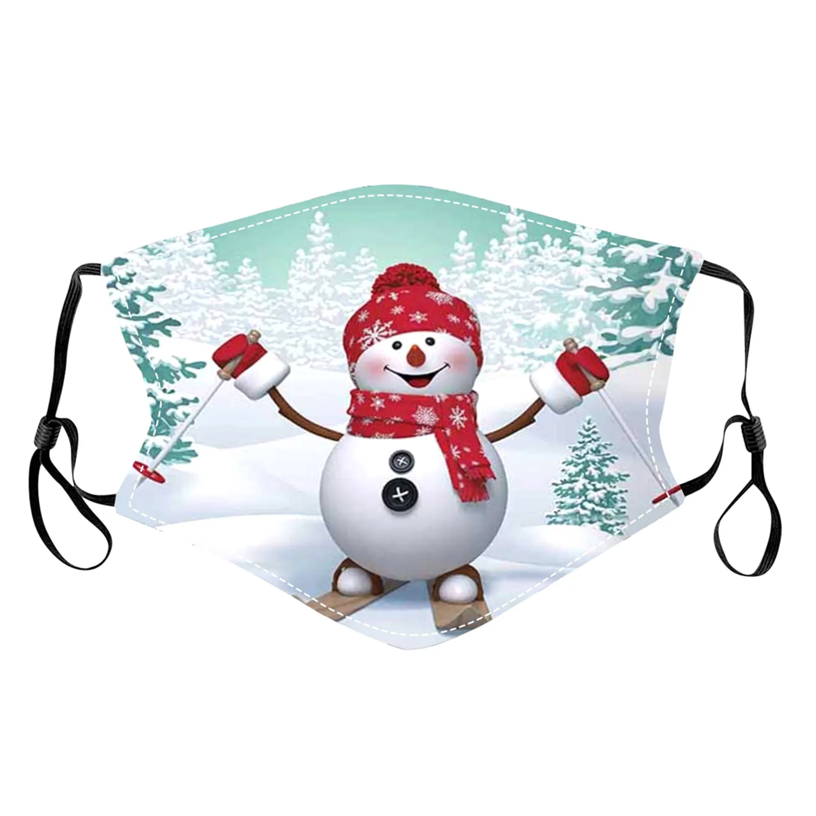 

Разноцветные дизайнерские маски для лица и рта, зимняя ветрозащитная Пылезащитная маска Pm2.5 для Хэллоуина, косплея, картонная маска, маска