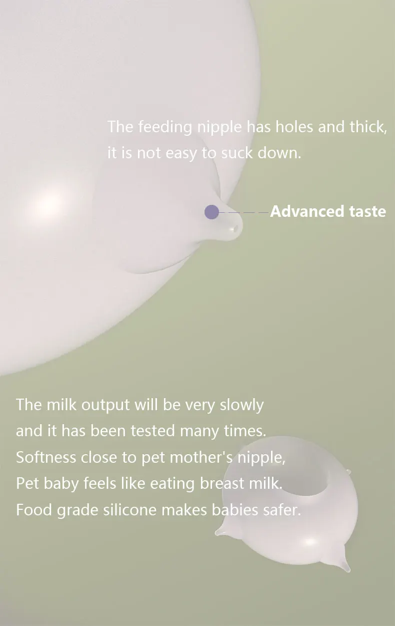 

STOCK READY Dongdong pet's Bubble Milk Bowl for puppies/ baby cats milk feeder