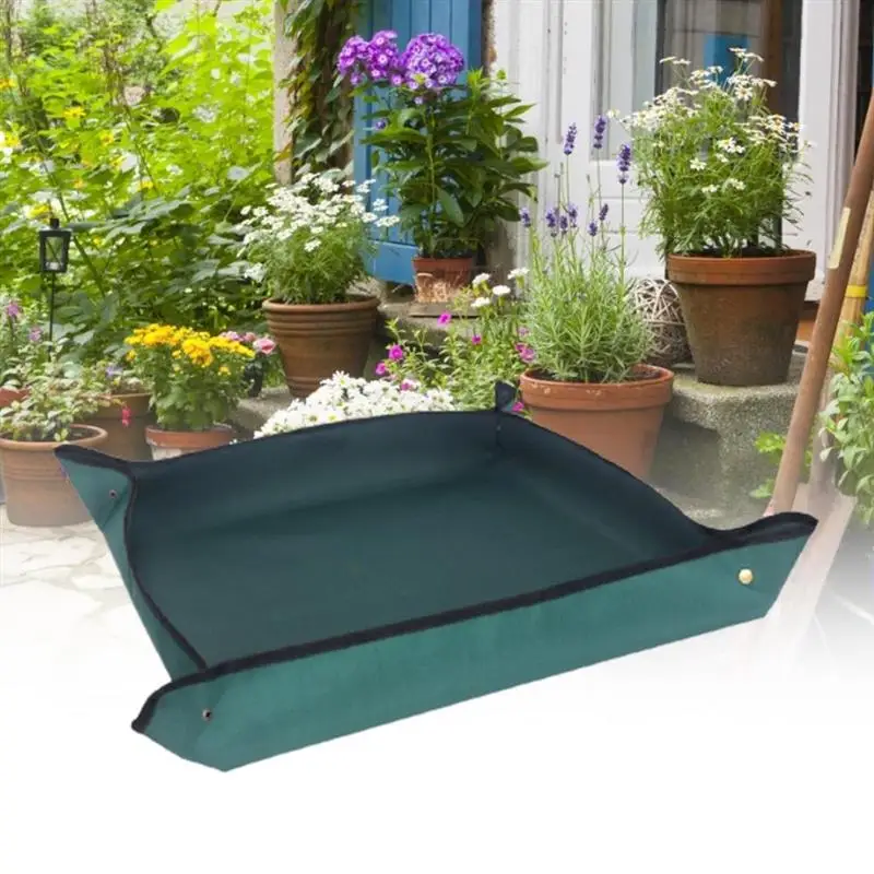 

75cm 100cm Plant Transplanting Mat Waterproof Indoor Repotting Mat Work Pad for Bonsai Succulent Potting Tarp Transplanting