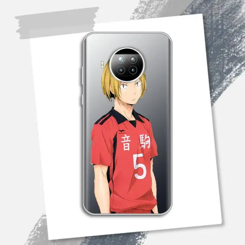

Kenma Kozume of Haikyuu japanese anime Phone Case Transparent for Xiaomi Redmi note 10 t 8 9 pro lite 11 luxury shell cover