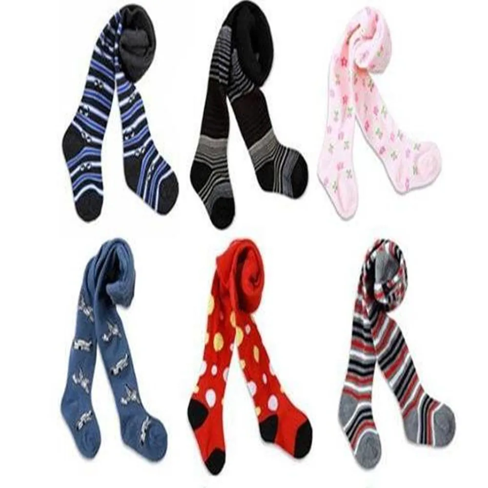 

Cotton Pantyhose Children Baby boy Girl Stockings Soft Breathable Knitted Children Pantyhose 3pcs/lot