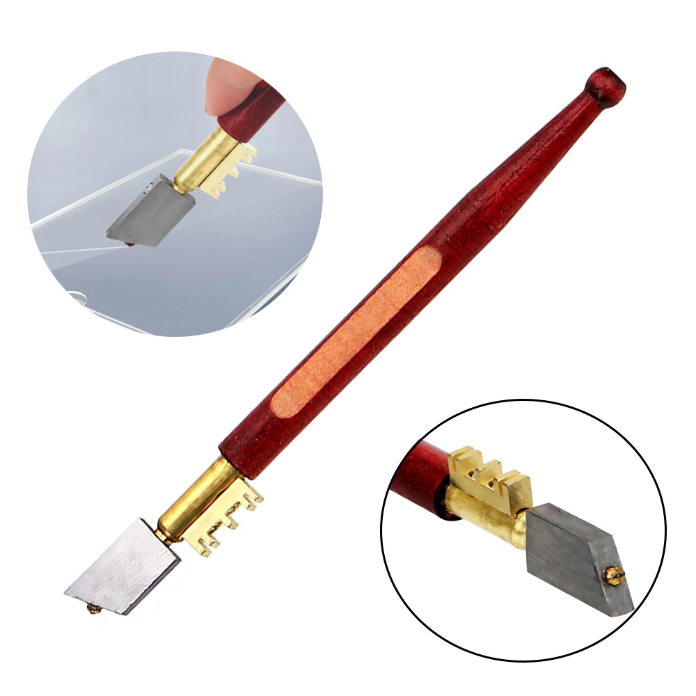 

Portable Single Diamond Glass Cutter Sharp Knife 17mm Glass Diamond Cutting Tool