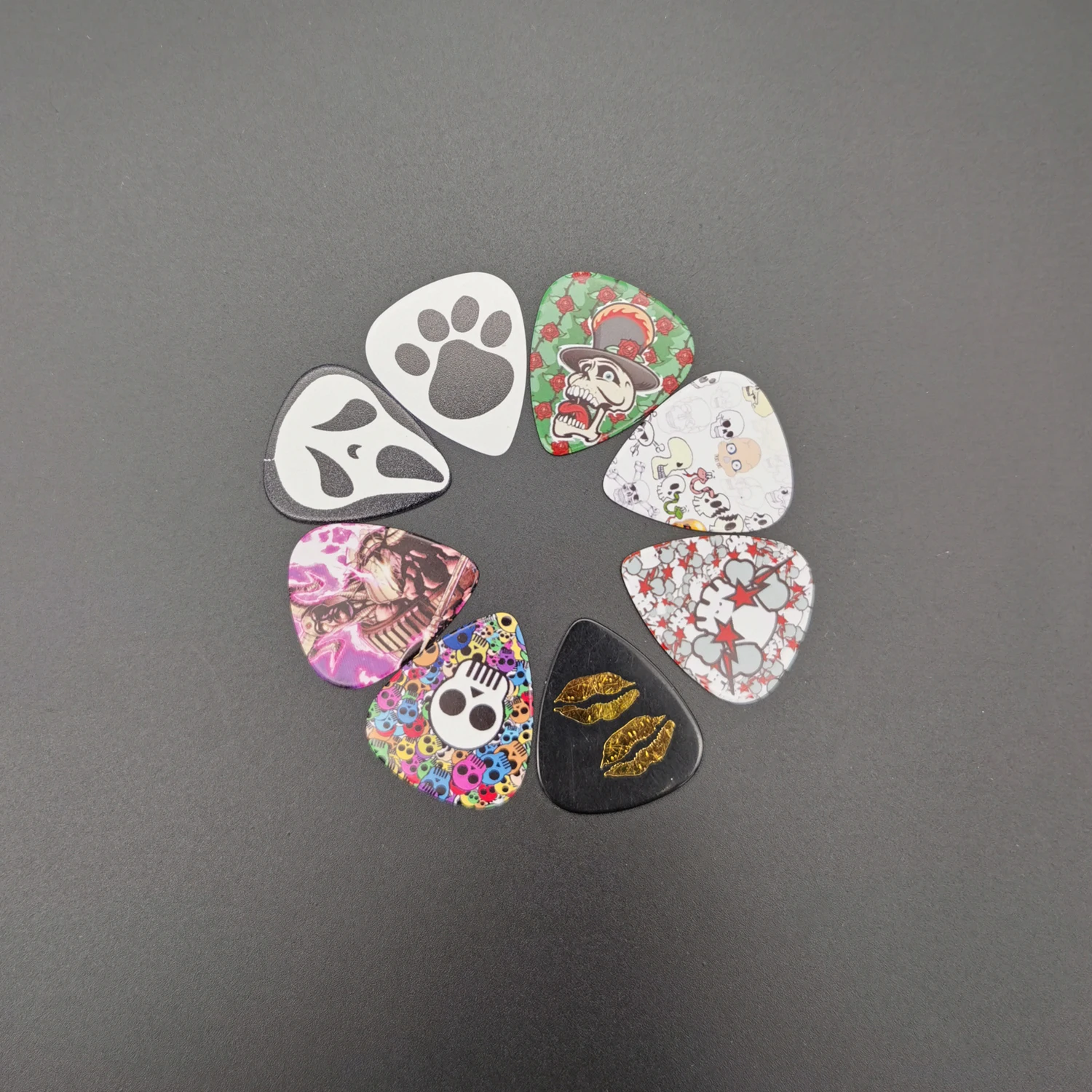 Калибровочные Celluloid медиаторы для гитар 15 калибровочных шкафов в коробке с