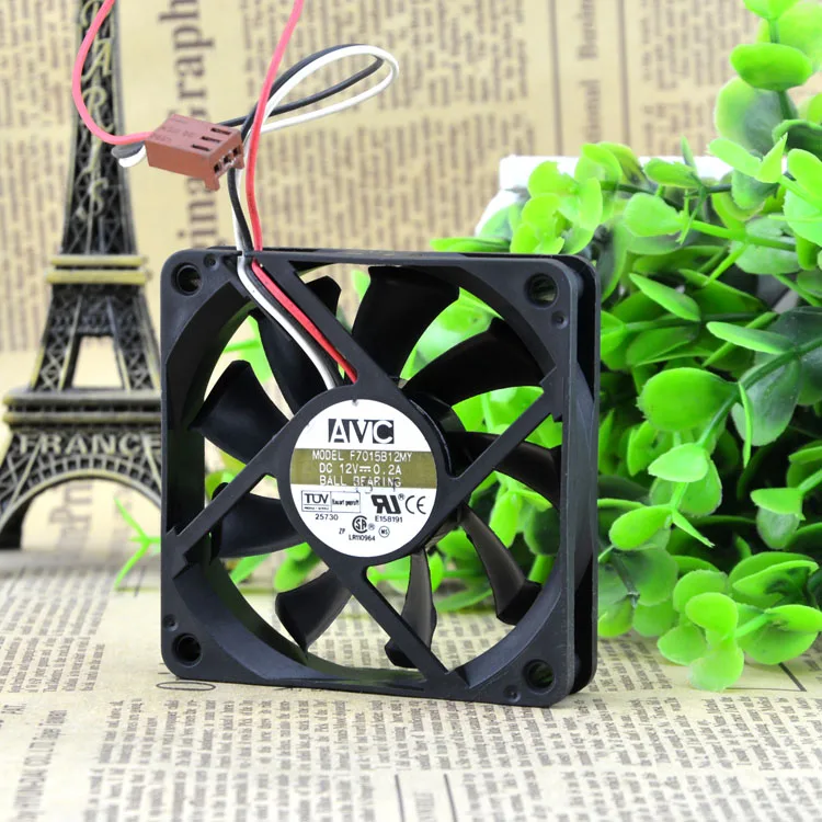 

AVC F7015B12MY 7015 12V 0.2A Double Ball 3-Wire Fan