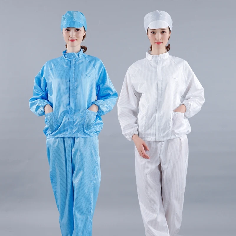 

Одежда для мастерской, рабочая одежда, Женская рабочая одежда с длинным рукавом, рабочая одежда, костюм из двух предметов, женский с шапкой