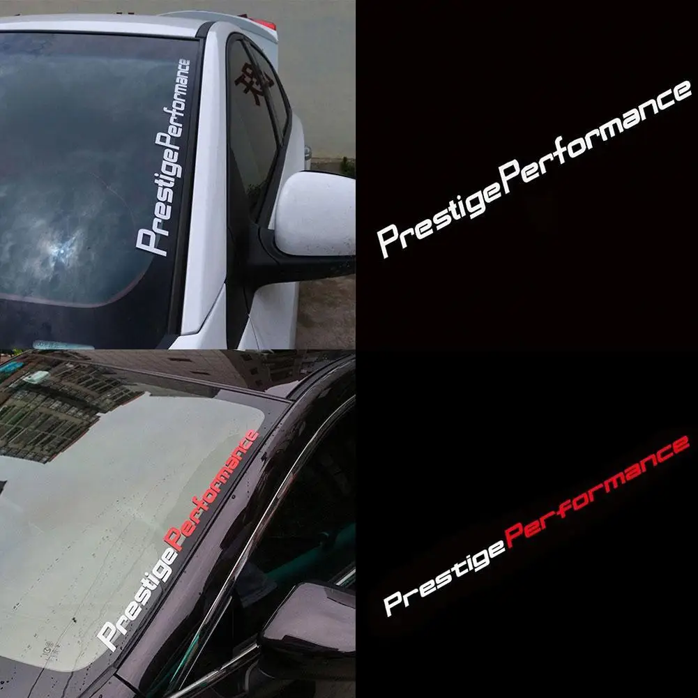 

55 см автомобиль Prestige Performance hellafпышная женская спортивная Автомобильная оформление наклейка на ветровое стекло Vinyl