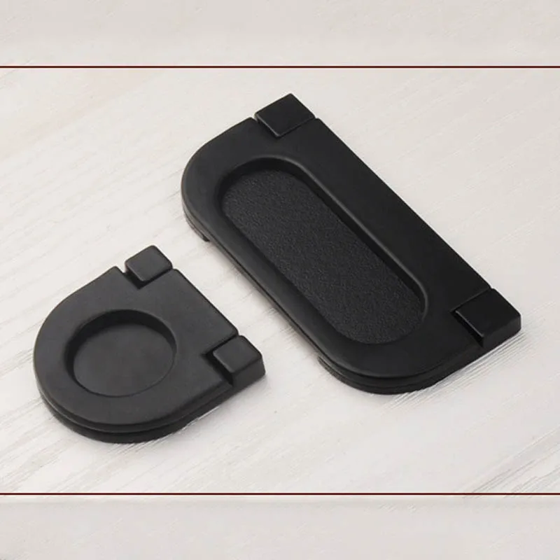 Цинковый сплав Современный добавьте ручки Кухня шкафа дверца ящик Скрытая Тянет