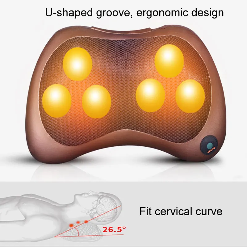 Многофункциональная Массажная подушка для всего тела автомобиля и дома массажа