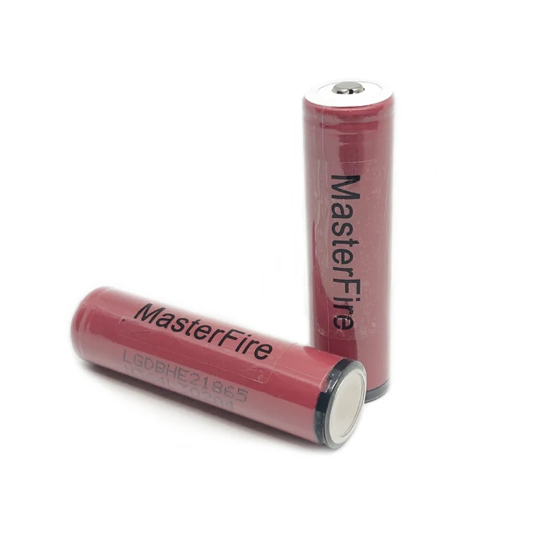 

MasterFire 2pcs/lot Original ICR18650HE2 2500mah 18650 battery HE2 rechargeable protected lithium batteries cell 30A for E-cigs