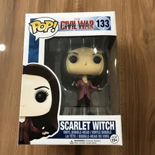 Оригинальная фигурка Funko pop Marvel Civil War Scarlet Witch Коллекционная Виниловая фигурка модель игрушки с оригинальной коробкой