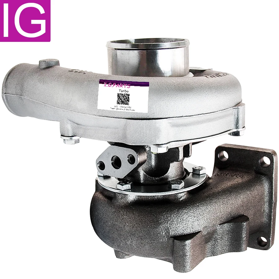 Для универсального турбокомпрессора T3T4 T04E A/R .57 турбина 5 болтов фланец с масляным