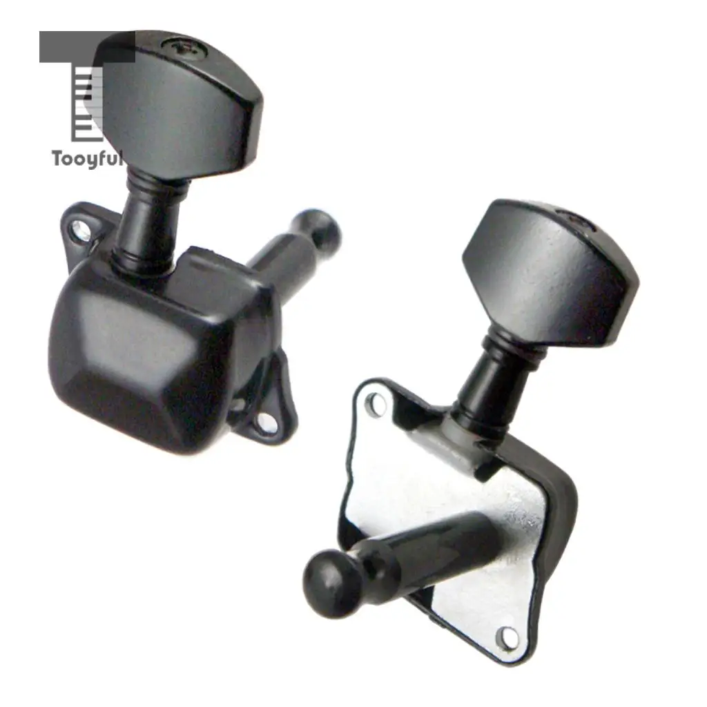 Tooyful 6 шт. полупроводниковые железные тюнинговые колышки tumers Machine Heads 6R для