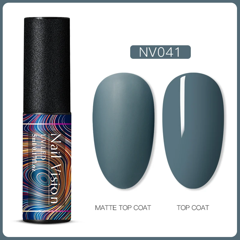 S06636 Nail Vision 60 цветов Матовый УФ-гель для ногтей 5 мл чистый цвет матовое верхнее покрытие Впитывающее полуперманентный Гель-лак для ногтей - Цвет: S06636