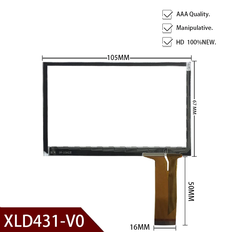 Высокое качество сенсорный экран для XLD431 V0 сенсорная панель планшетный ПК 105*67 мм