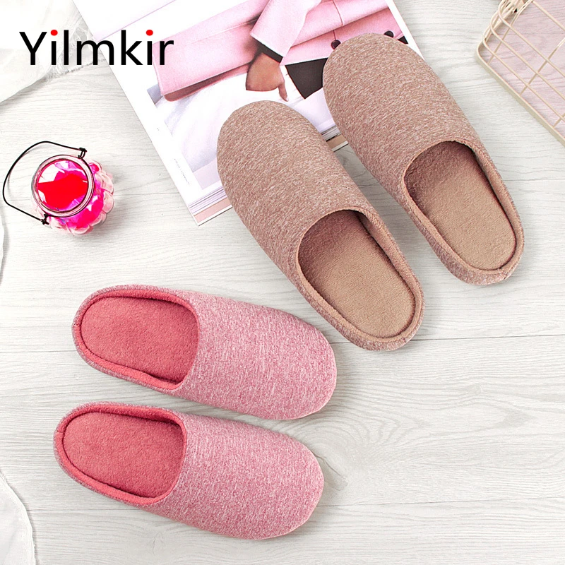 

Модные и популярные женские домашние Нескользящие тапочки, женские домашние тапочки для отдыха, для спальни, плюшевые мягкие удобные прост...