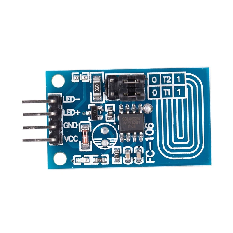 1 pcs Capacitor touch dimmer constant voltage LED stepless dimming PWM control board switch module blue | Лампы и освещение