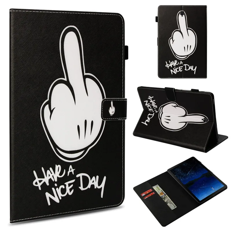 freeshipping Fashion Pattern Pu Leathe Cover For Samsung Galaxy Tab S4 2018 10.5''T830 T835 SM-T835 10.5 inch Skin Tablet case |