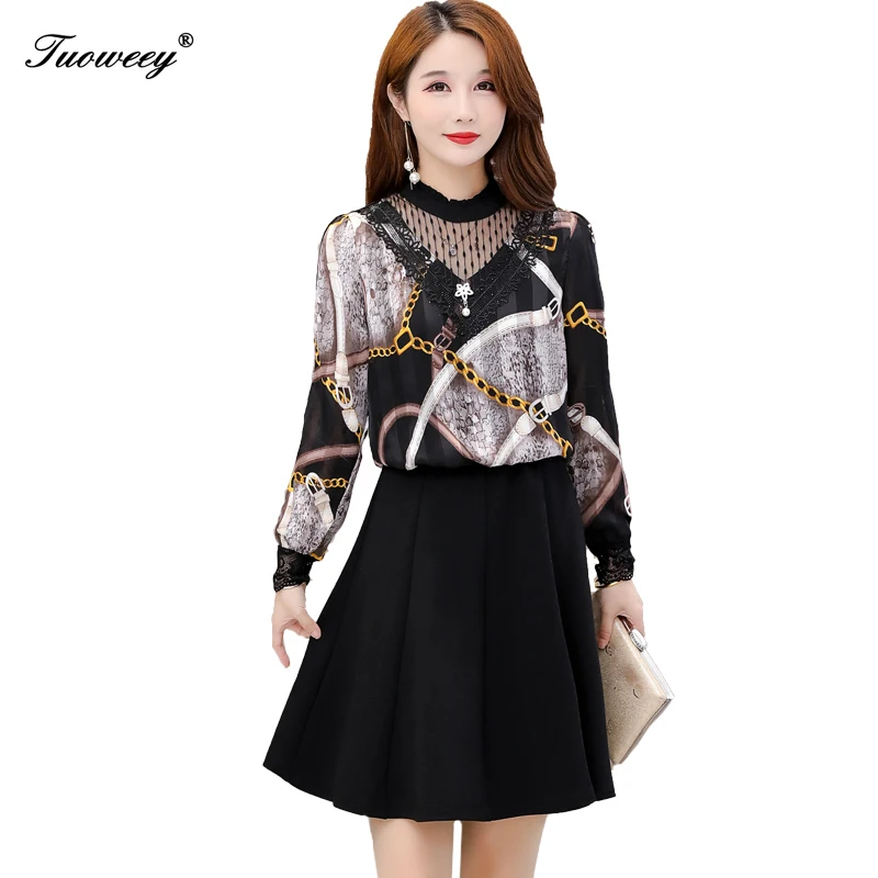 

Boho Black Floral Print Ruffle Dress Spring Autumn Women Elegant Party Holiday A Line Dress Ladies Fashion Clothing