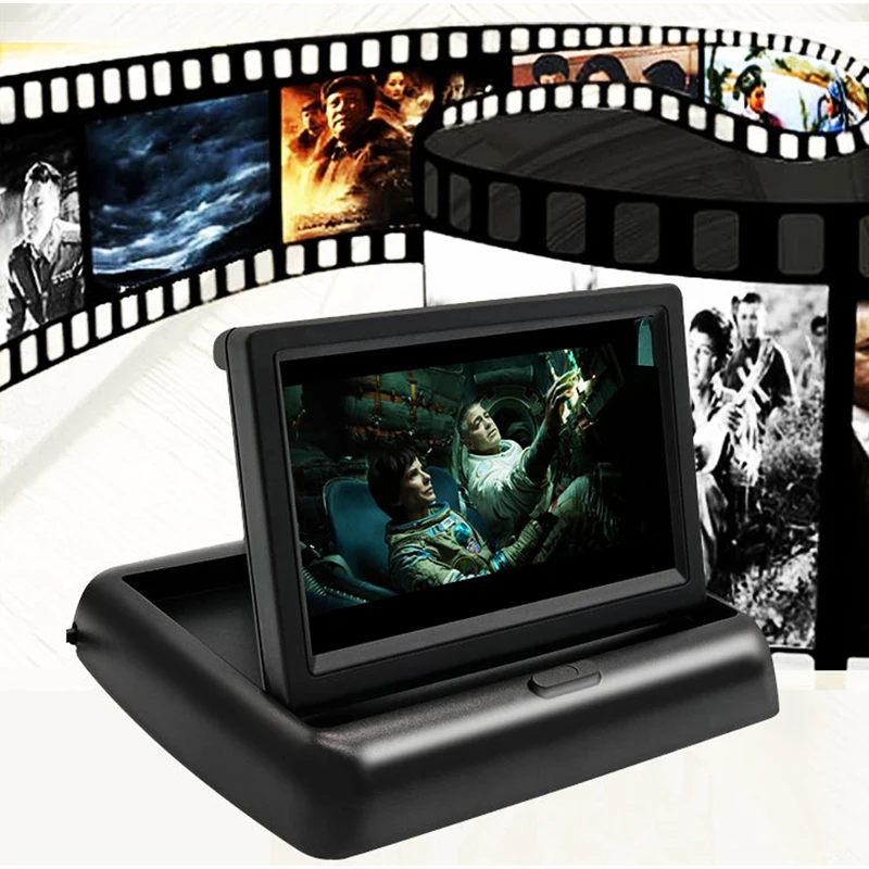 Автомобильная камера заднего вида парковочная система в комплекте 4 3 дюймовый