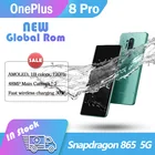 Смартфон OnePlus 8 Pro, телефон с глобальной прошивкой, Snapdragon 6,78 дюйма, 120 Гц, 865 дюйма, 8 ГБ, 128 ГБ, 30 Вт, Беспроводная зарядка, NFC