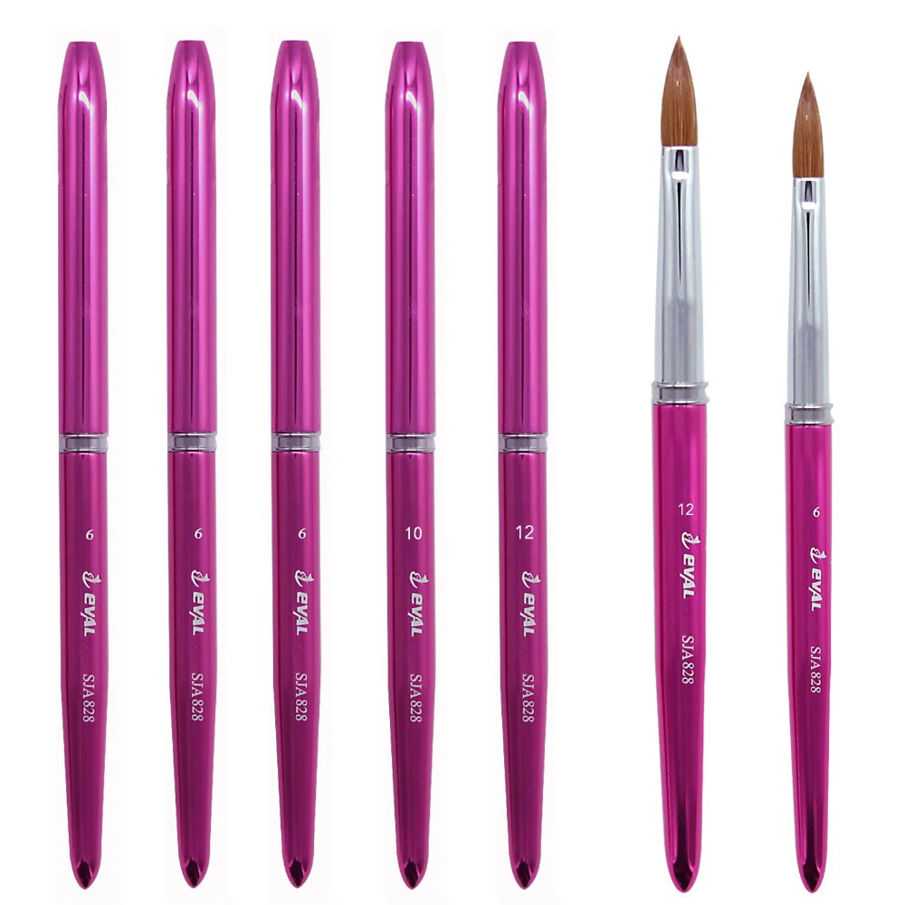 

1 шт., Фотополимерная кисть для акриловых ногтей 6 #10 #