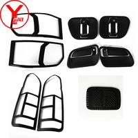 ycsunz black body kits for toyota hiace van 2016 2017 2018 accessories abs car styling auto parts light door handle tank cover