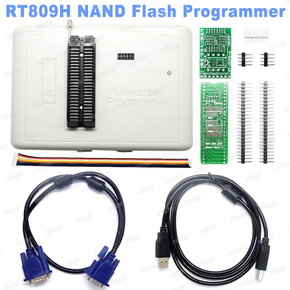 RT809H программист+ 30 предметов Tsop48 tsop56 адаптер EMMC-программирование NAND Flash тестовый зажим для интегральной схемы лучше, чем RT809F