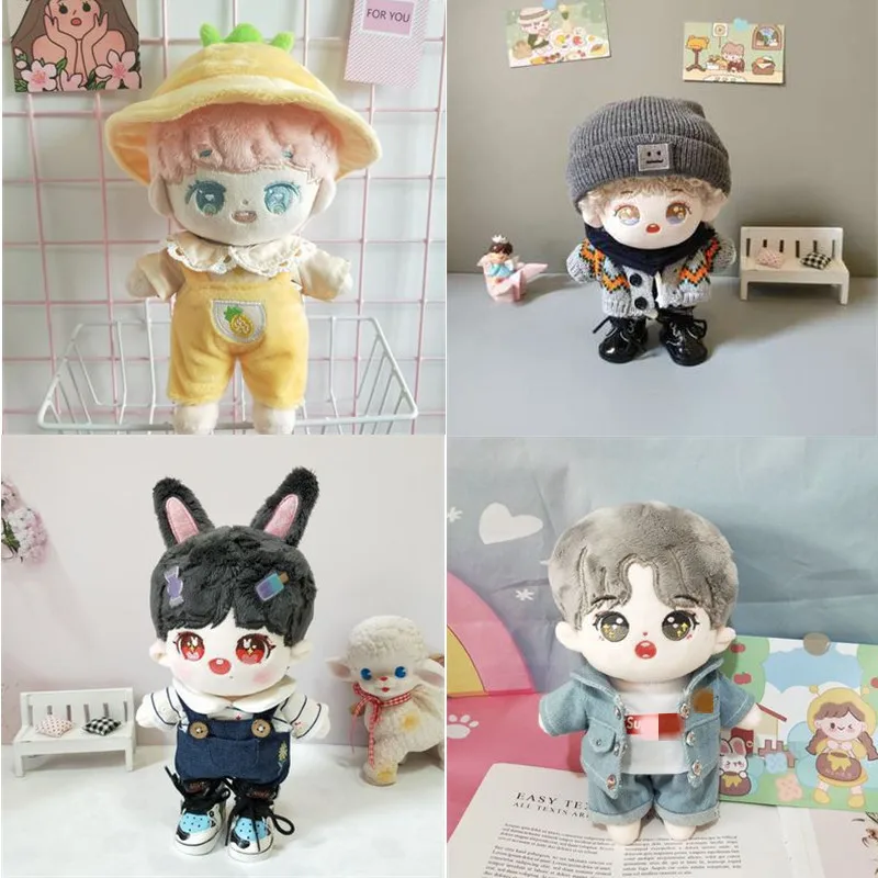 

20CM Doll Clothes Jeans Wang Yibo Xiao Zhan Star With The Same Cute Doll Clothes Accessories