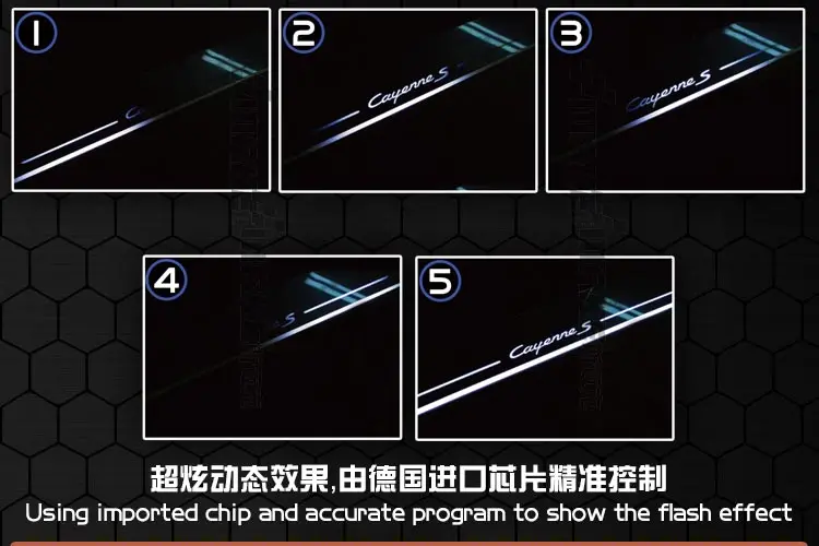 2 шт отличный автомобильный стиль Led движущиеся двери потертости, педаль автомобиля, Накладка на порог подсветка для ступеней для TOYOTA Camry 2011 до