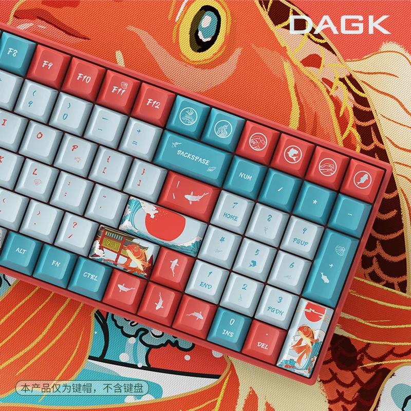 

Keyboard Personality Mechanical Keycaps PBT Sublimation 68/84/96/98/108 Keys with 128 Keys Full Set Supplementary Keys