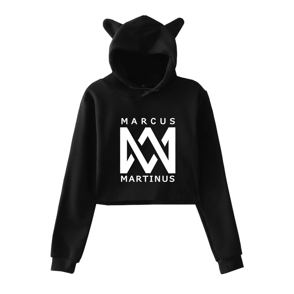 

Marcus &martinus Cat Ear Sweatshirt Women Favorite Keep Warm 2021 New Ouewear Casual Cute Cat Ear Sweatshirt