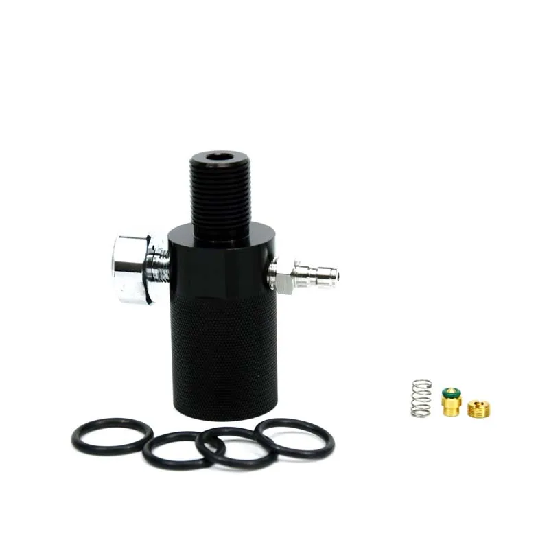 5000psi One Way PCP воздушный Тестер давления цилиндрический адаптер M18X1.5 Черный - Цвет: 5000psi One Way