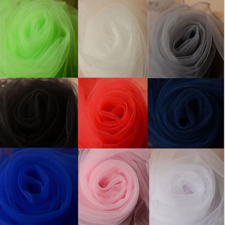 Свадебная ткань мягкий тюль свадебное украшение ширина 160 см нейлоновая сделай