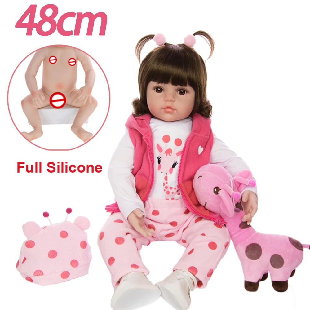 

Силиконовые куклы Новорожденные с твердым телом, 48 см