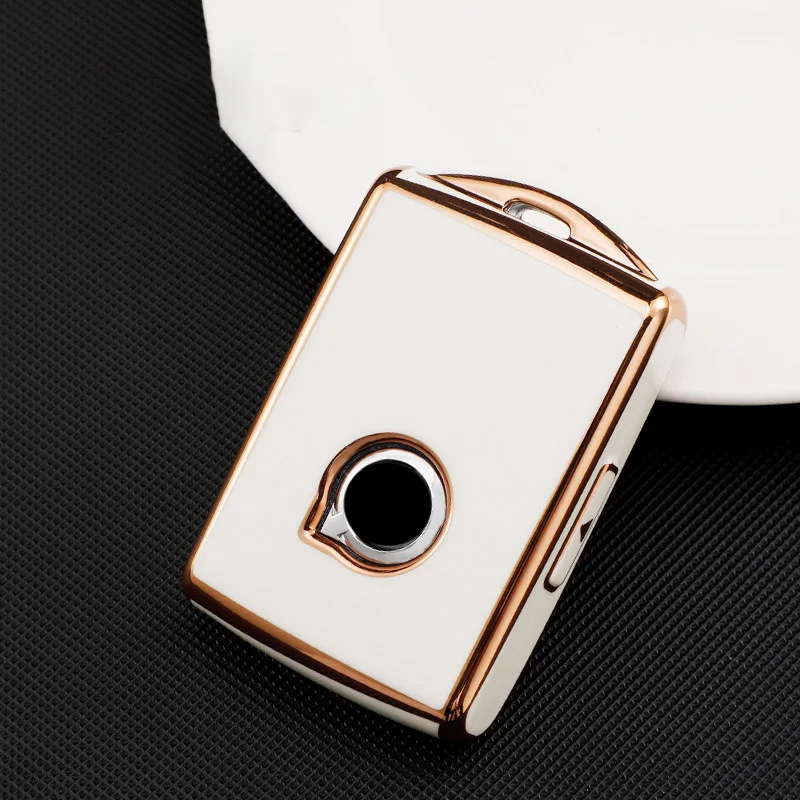 

ТПУ чехол для автомобильного ключа чехол для Volvo XC90 XC60 XC40 V90 S90 2017 2018 T5 T6 2015 2016 T8 кольцо автомобильные аксессуары протектор