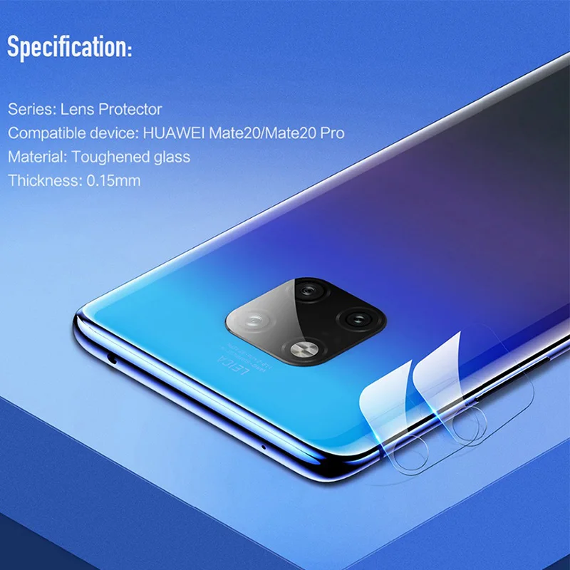 Защитная пленка для Huawei Mate 20 Pro X 3 шт. защитная экрана телефона объектива камеры 10