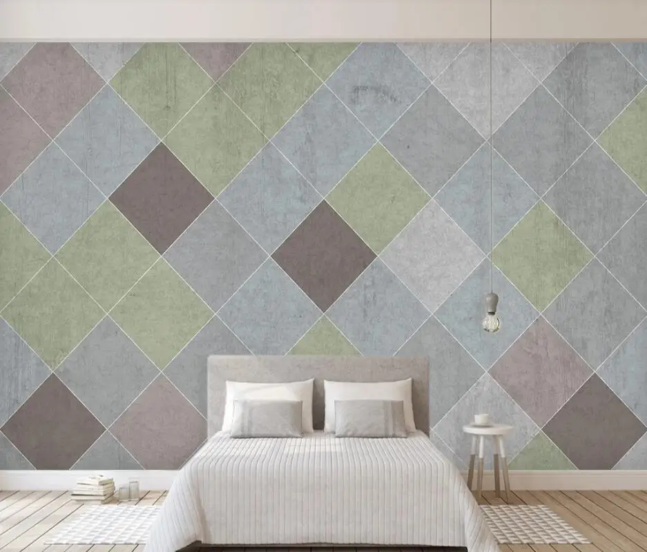 

AINYOOUSEM Abstract modern minimalist square geometric background papier peint papel de parede wallpaper 3d wallpaper stickers