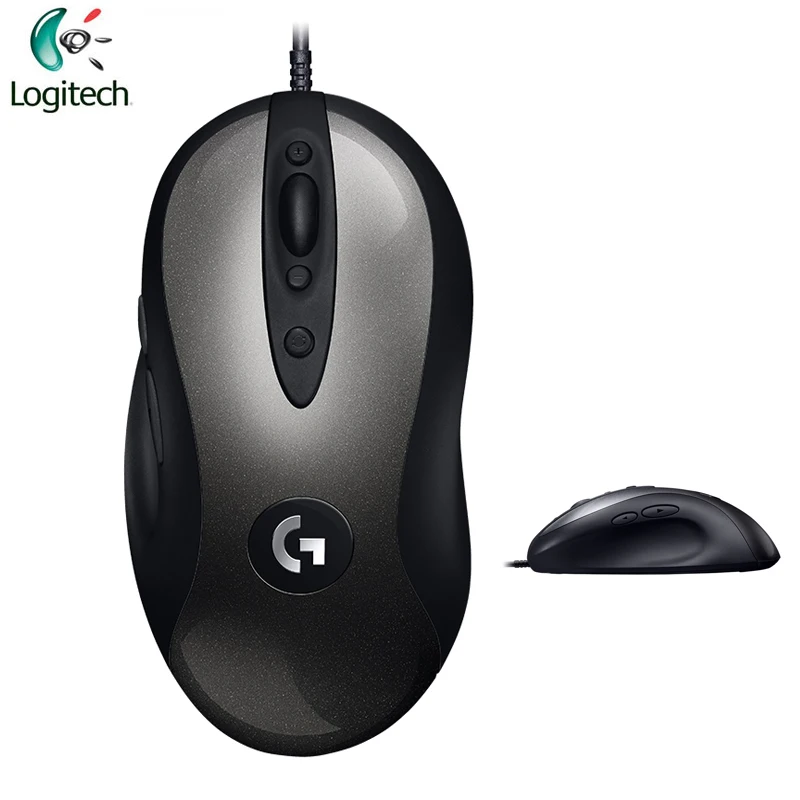 Новинка 2018 игровая проводная мышь Logitech MX518 оптическая 200 16000DPI для офиса и дома