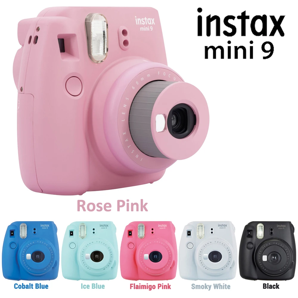 100% Подлинная Fujifilm Instax Mini 9 камера Fuji мгновенный Модернизированный мини 8 пленка