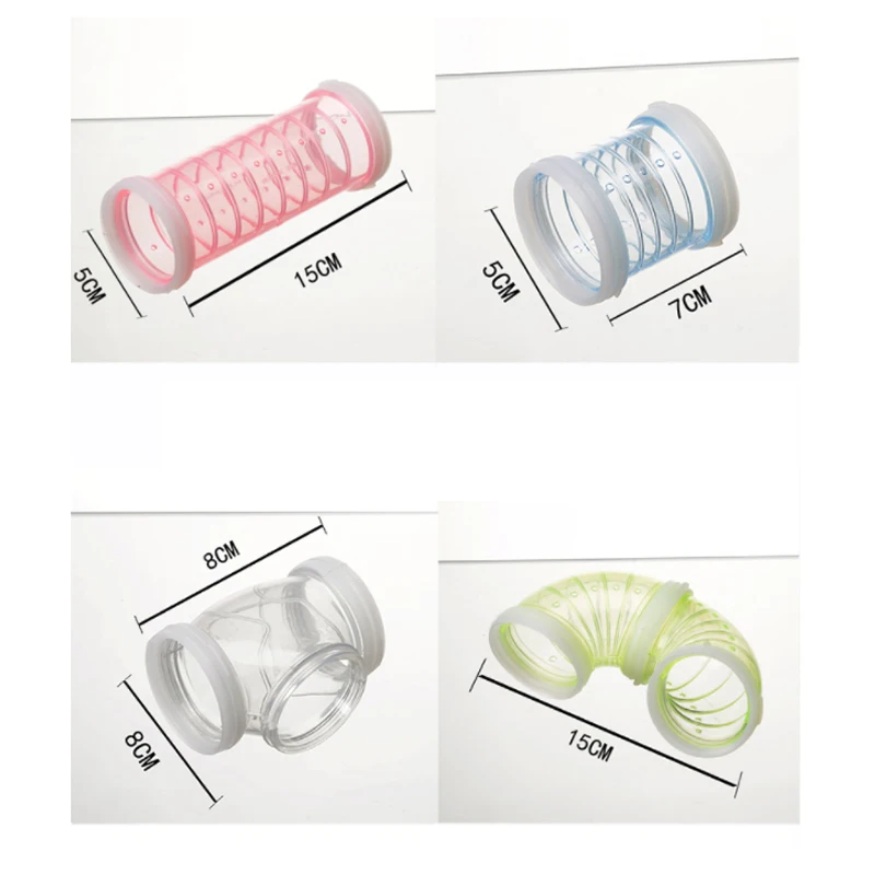 DIY U Тип линия пластиковых труб трубка обучение игры подключения внешних туннель