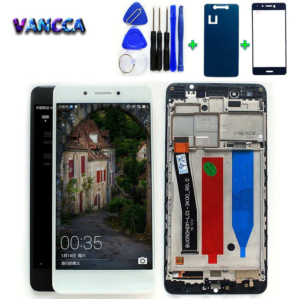 ЖК дисплей для Huawei Honor 6C DIG L01 / Nova Smart L21 сенсорный экран дигитайзер в сборе рамка с