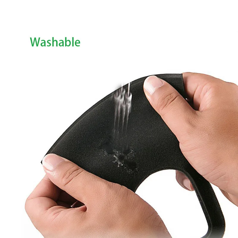 3pcs Washable Reusable Kpop Face Mouth Mask 3D Cloth Dust Safety Fashion Designer Women Men Bts Masks Bulk Unisex Korean | Аксессуары