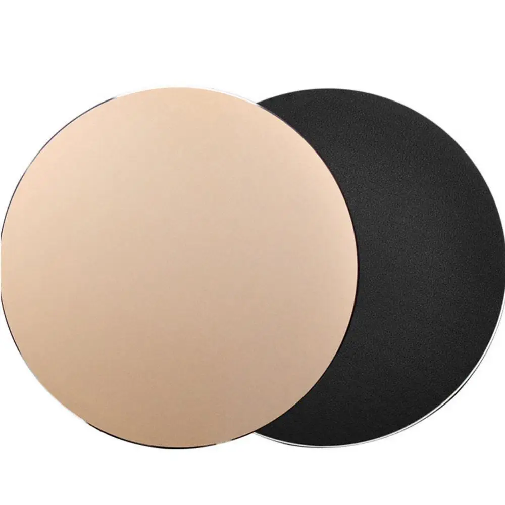 Металлический алюминиевый коврик для мыши, антискользящий игровой тонкий магический двусторонний водонепроницаемый для ПК ноутбука компьютера.