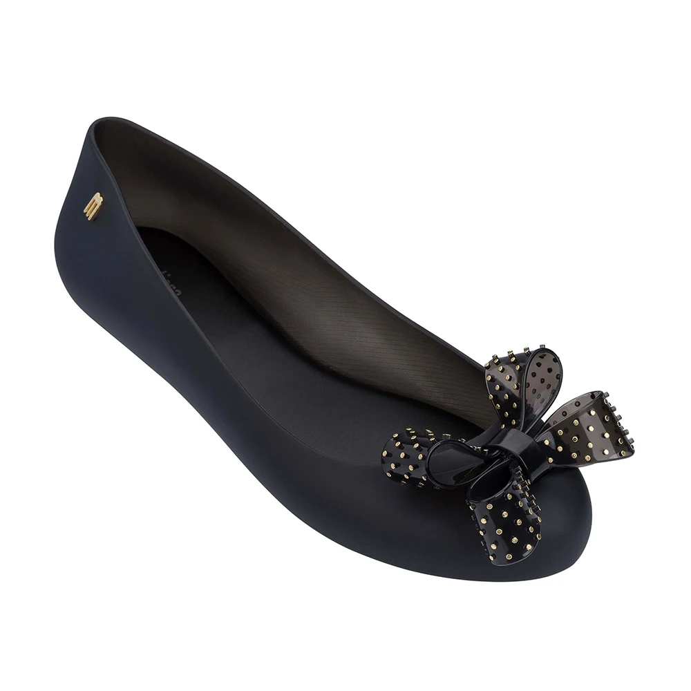 Melissa Space Love Women 2020 New Cute Bowtie Flat sandals Brand Women's Jelly Shoes slippers Female | Обувь