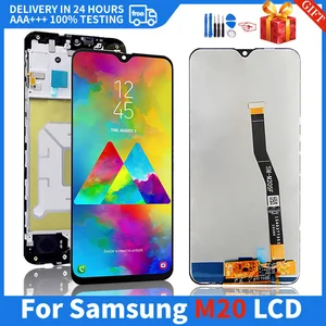 6 3 original for samsung galaxy m20 m205 m205f sm m205fds lcd display screen digitizer touch assembly mobile phone parts free global shipping